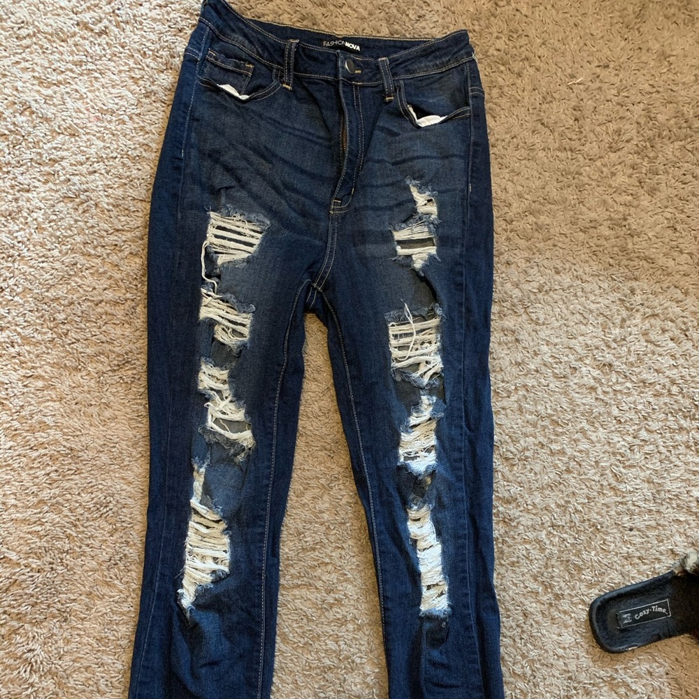 Fashion nova high waisted jeans size 9